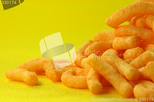 Image of snacks in yellow