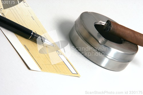 Image of business check