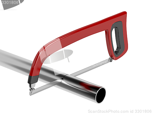 Image of Cutting metal pipe