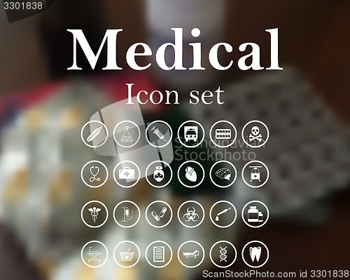 Image of Medical icon set