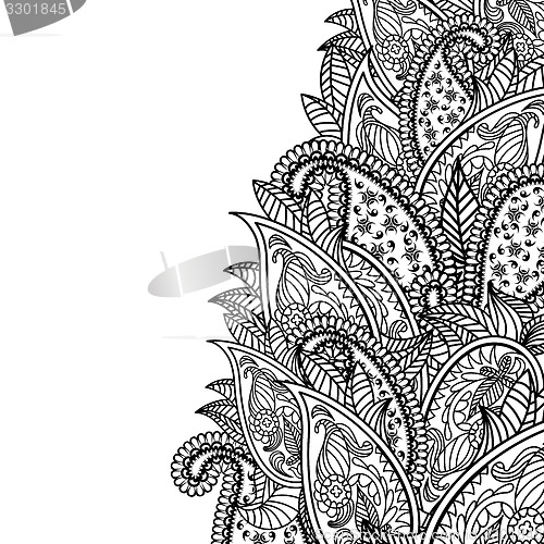 Image of Oriental paisley pattern