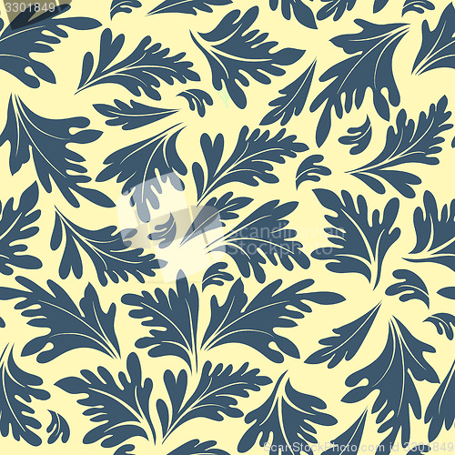 Image of Seamless vector floral pattern