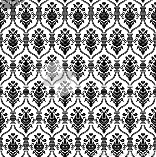 Image of Damask seamless pattern