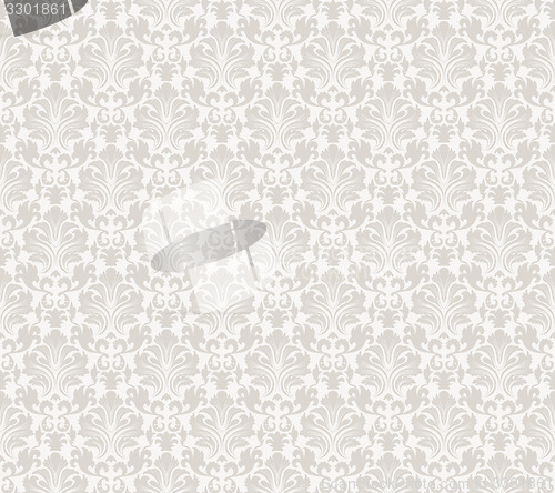 Image of Damask seamless vector pattern