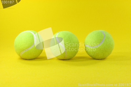 Image of three yellow balls