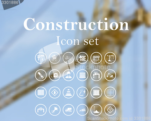 Image of Construction icon set