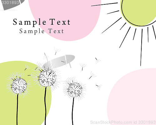Image of Summer time doodle card