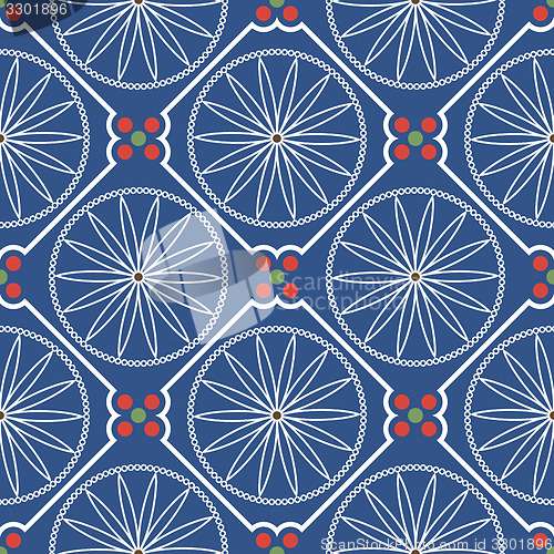 Image of Geometric chinese seamless pattern