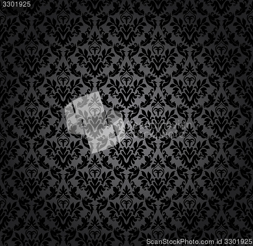 Image of Damask seamless vector pattern