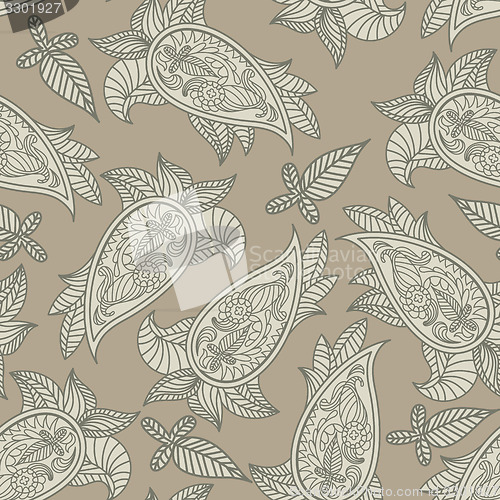 Image of Oriental cucumbers seamless pattern