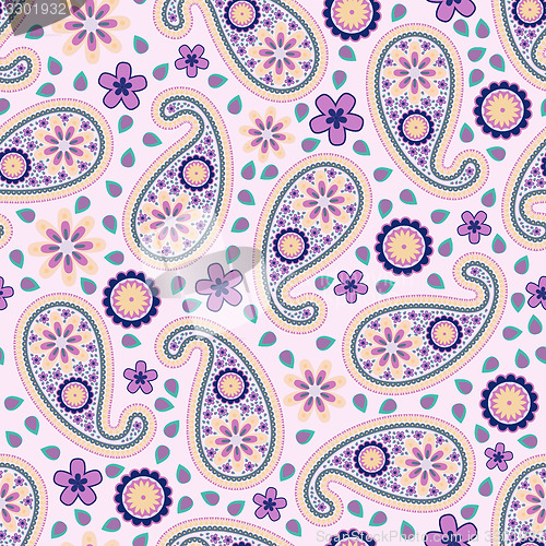 Image of Oriental cucumbers seamless pattern