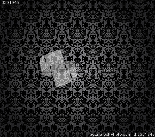Image of Damask seamless vector pattern