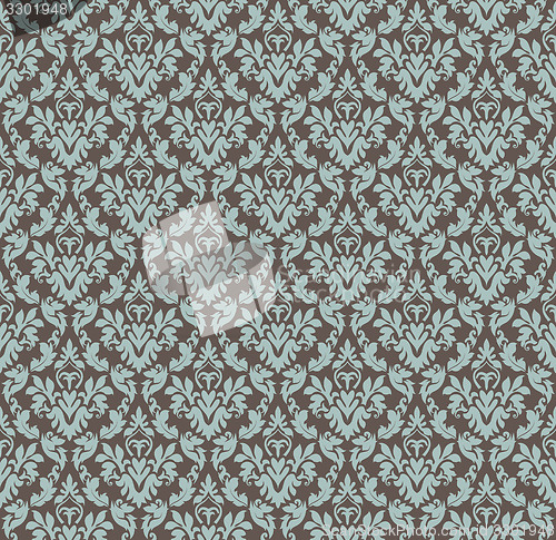 Image of Damask seamless vector pattern