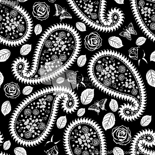 Image of Oriental cucumbers seamless pattern