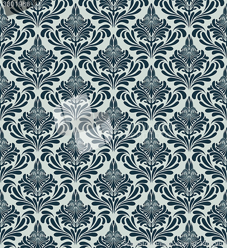 Image of Damask seamless vector pattern