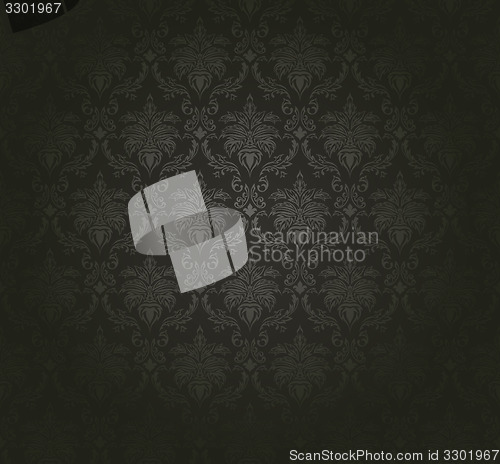 Image of Damask seamless vector pattern