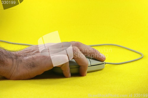 Image of hand with mouse