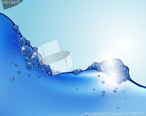 Image of Water wave background