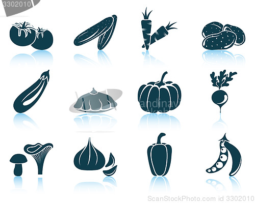 Image of Set of vegetables icon