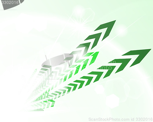 Image of Technological green background