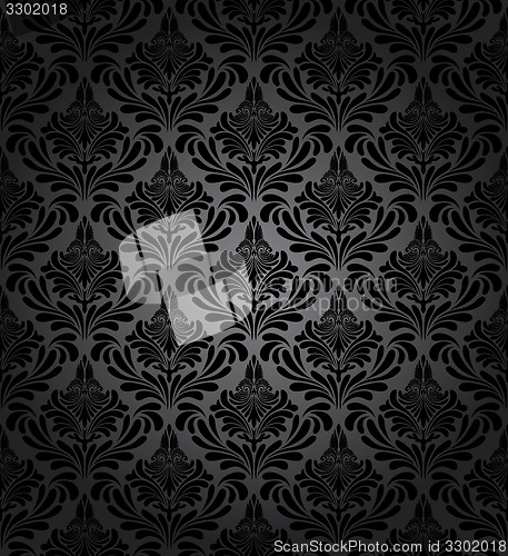 Image of Damask seamless vector pattern