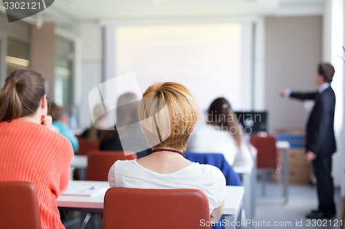 Image of Audience in the lecture hall.