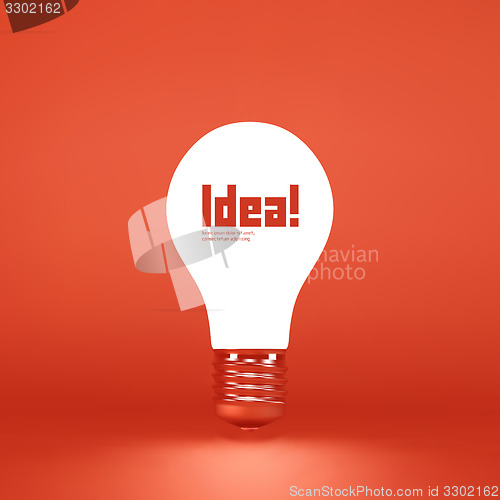 Image of Idea concept. 3d vector illustration. 