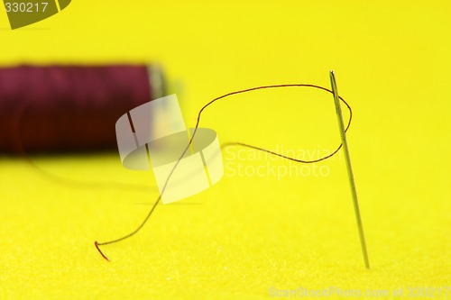Image of needle and string
