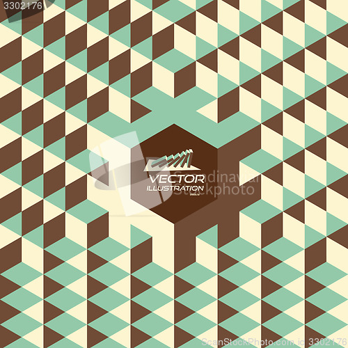 Image of Abstract geometrical 3d background. 