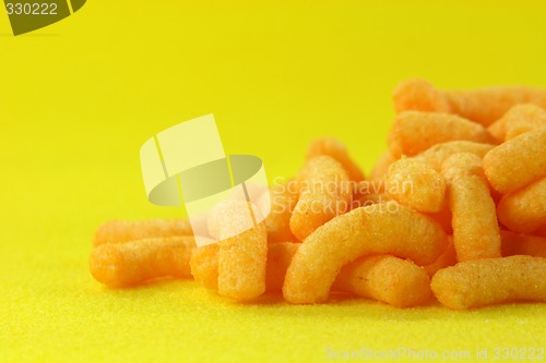 Image of closeup potato snacks