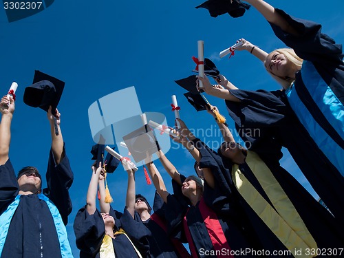 Image of high school graduates students