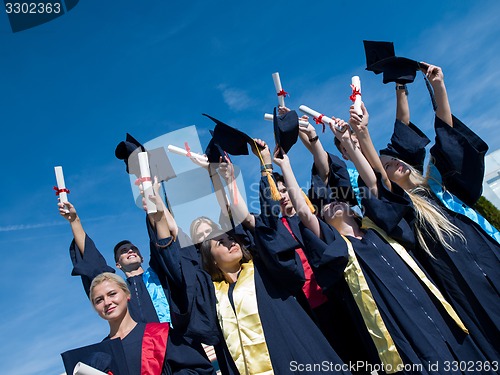 Image of high school graduates students