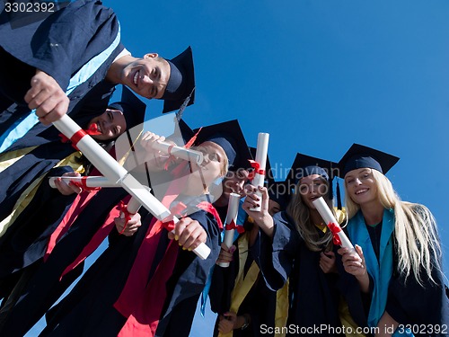 Image of high school graduates students