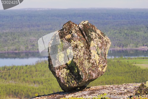 Image of seita stone  in the polar North close up