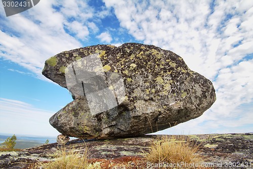 Image of seita stone  in the polar North close up