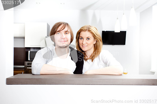Image of Couple  In New Home