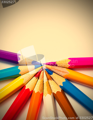 Image of several colored pencils