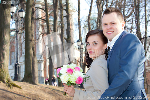 Image of groom and bride