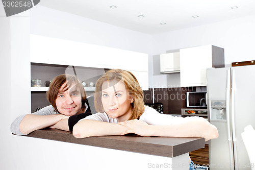 Image of Happy Couple  In New Home