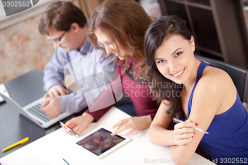 Image of High-school students