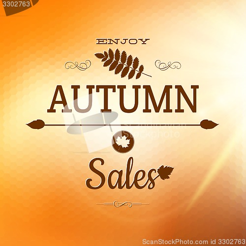 Image of Enjoy Autumn Background. EPS 10