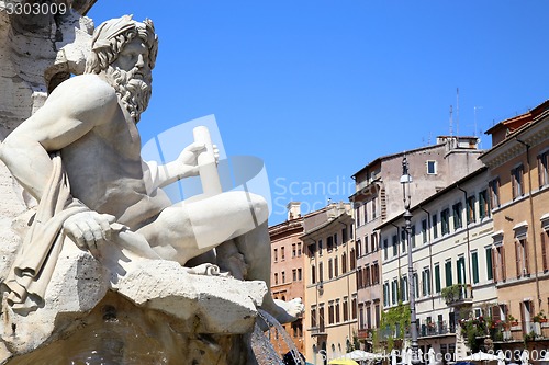 Image of Piazza Navona in Rome, Italy