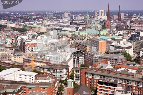 Image of View on Hamburg from St. Michael\'s Church, Hamburg