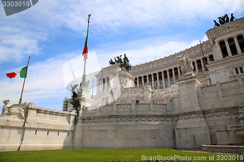 Image of Vittorio Emanuele in Rome, Italy