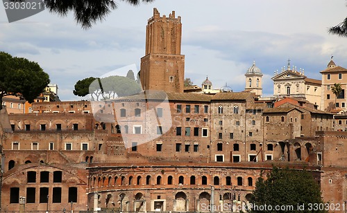 Image of Trajan\'s Market (Mercati Traianei) in Rome, Italy