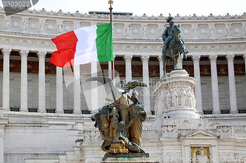 Image of Vittorio Emanuele in Rome, Italy