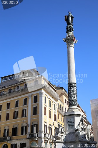 Image of Piazza di Spagna in Rome, Italy