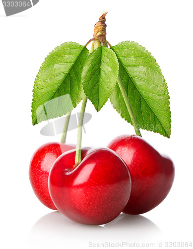Image of Three cherries