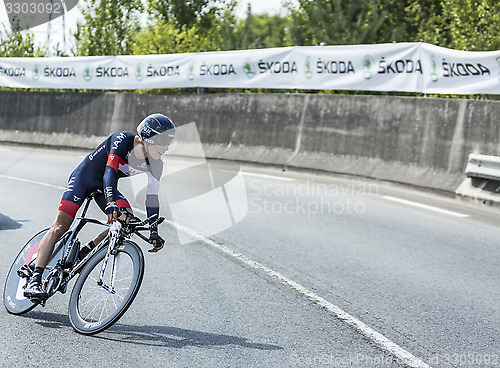 Image of The Cyclist Marcel Wyss - Tour de France 2014