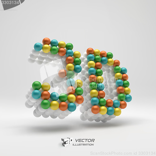 Image of 3d icon. Web sign. Design element. Vector illustration.